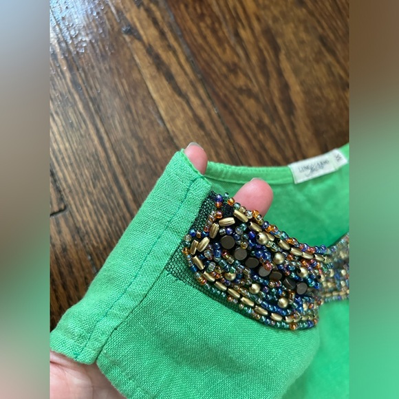 Lungo L’arno Beaded Linen Dress - Picture 7 of 17